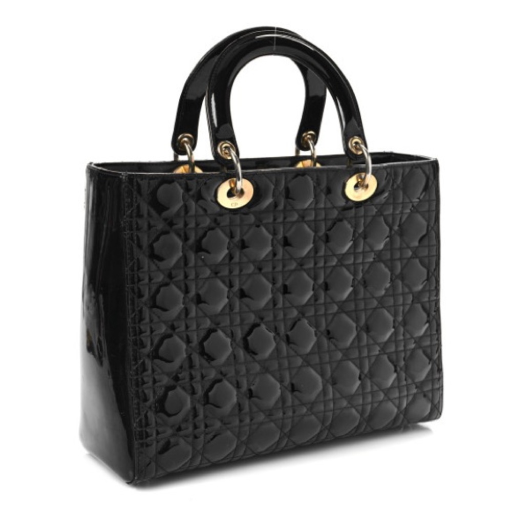 CHRISTIAN DIOR
Patent Cannage Large Lady Dior Black